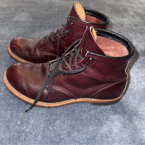 Red Wing 9011 Beckman Burgundy Featherstone (Black Cherry) Size 10.5 D USA Made - Picture 8 of 8